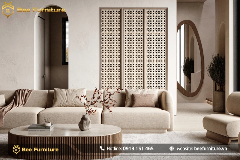 Thiết kế thi công nội thất phòng khách trọn gói